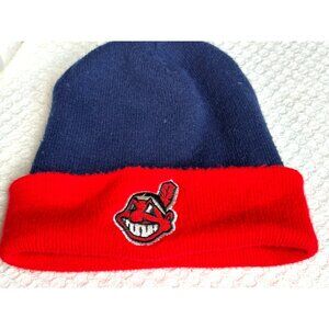 Cleveland Indians Beanie Hat Genuine MLB Merchandise Logo 7 Stocking Stuffer